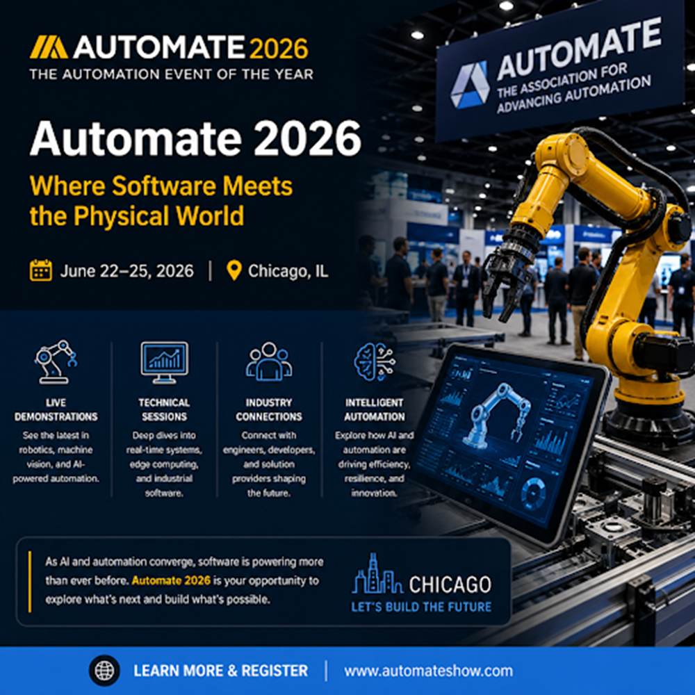 Article illustration for Automate 2026: Where Software Meets the Physical World