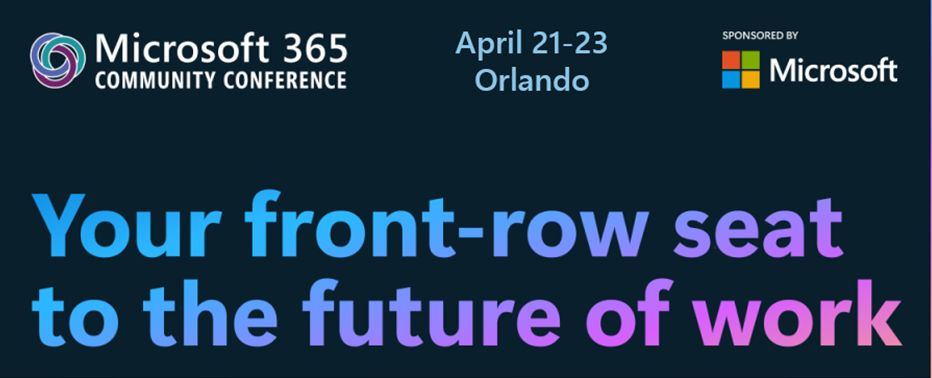 Article illustration for Upcoming Event Microsoft 365 Community Conference 2026