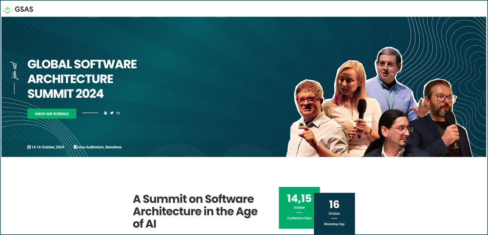 Article illustration for GSAS - A Summit on Software Architecture in the Age of AI